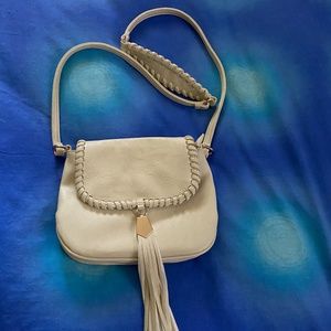 Big Buddha Crossbody bag w/fringe accent